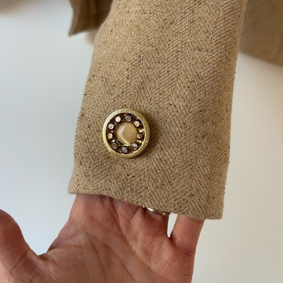 Chic Tan Women's Blazer - Picture 9 of 10